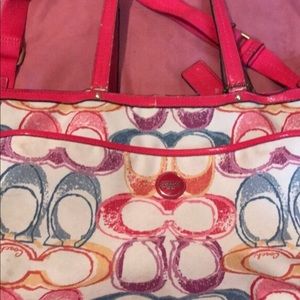 Coach diaper bag